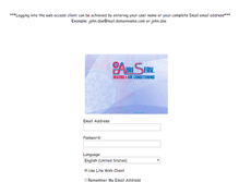 Tablet Screenshot of mail.aireserv.com