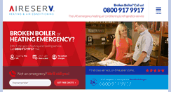 Desktop Screenshot of aireserv.co.uk