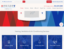 Tablet Screenshot of aireserv.com